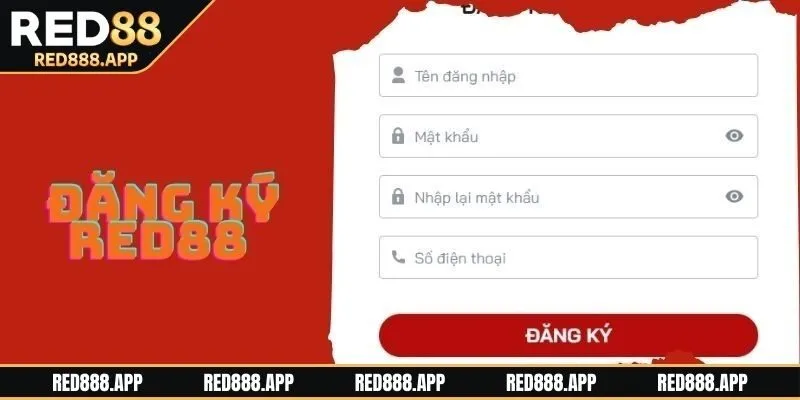 Quy trình chi tiết cho việc đăng ký RED88