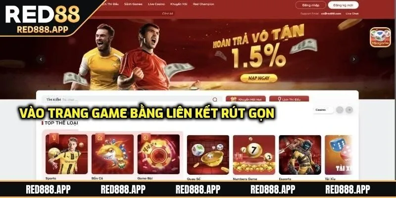 Chia sẻ liên kết trực tiếp để vào nhà cái